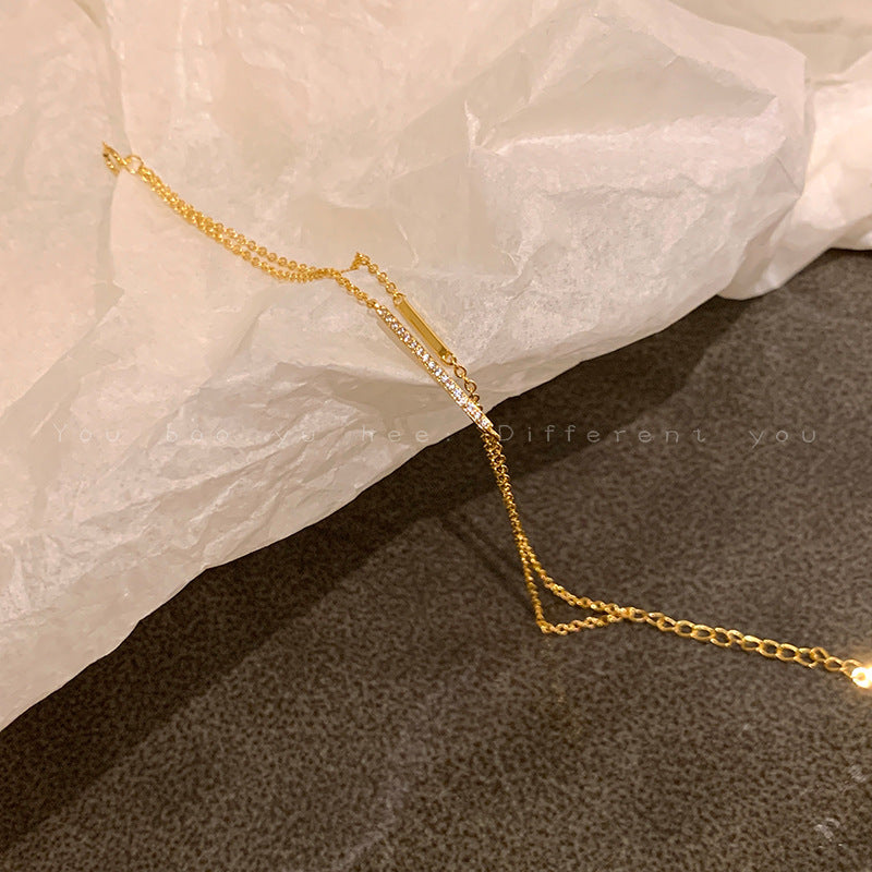 Elaborate Geometric Bracelets For Women In 925 Sterling Silver With 14K Real Gold Electroplated And Zircon Inlay