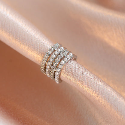 Sweet C Shape Clip Earrings For Women In KC Golden Plated Copper With Zircon Inlay And Bezel Setting