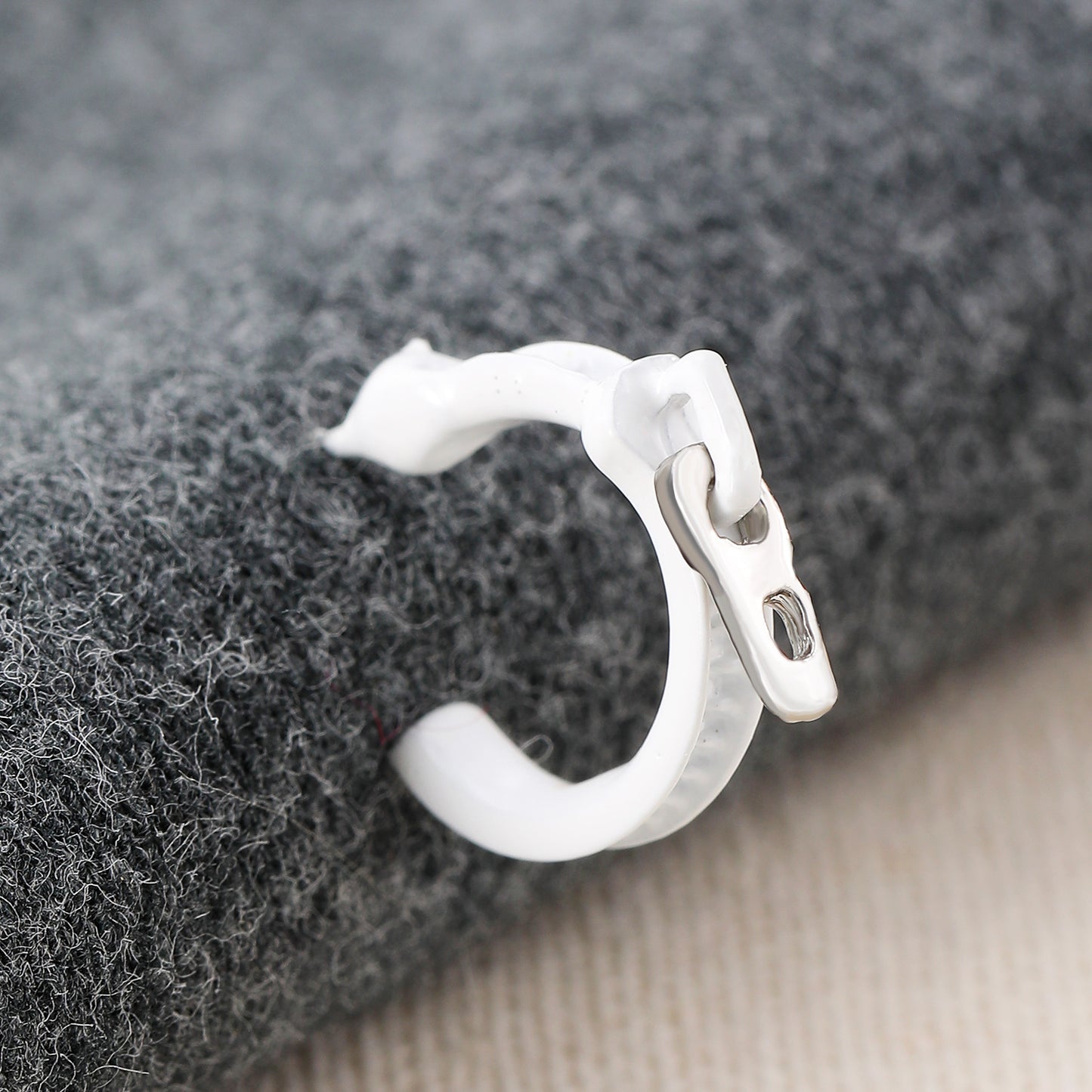 Round Stud Earrings For Women In Novelty Style Featuring Alloy Material And 304 Stainless Steel Ear Pins