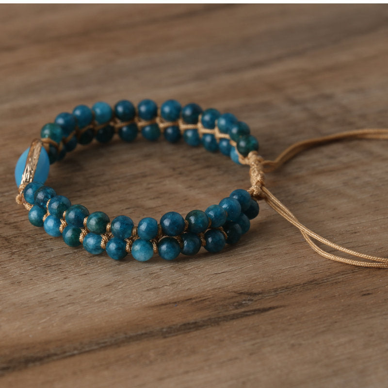 Water Droplets Braid Bracelets Featuring Crystal Pendants In Vintage Style For Unisex Wear