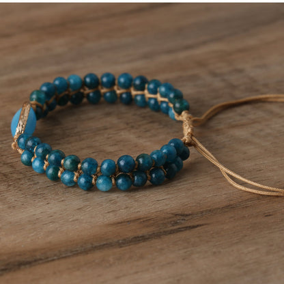 Water Droplets Braid Bracelets Featuring Crystal Pendants In Vintage Style For Unisex Wear