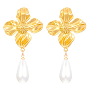 05kc Gold Four-petal Flower Pearl 5544