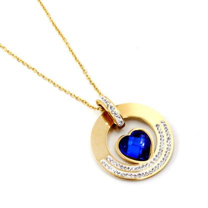 Heart Shape Jewelry Set In Simple Style With Electroplated Metal And Cable Chain, Available As 1 Set