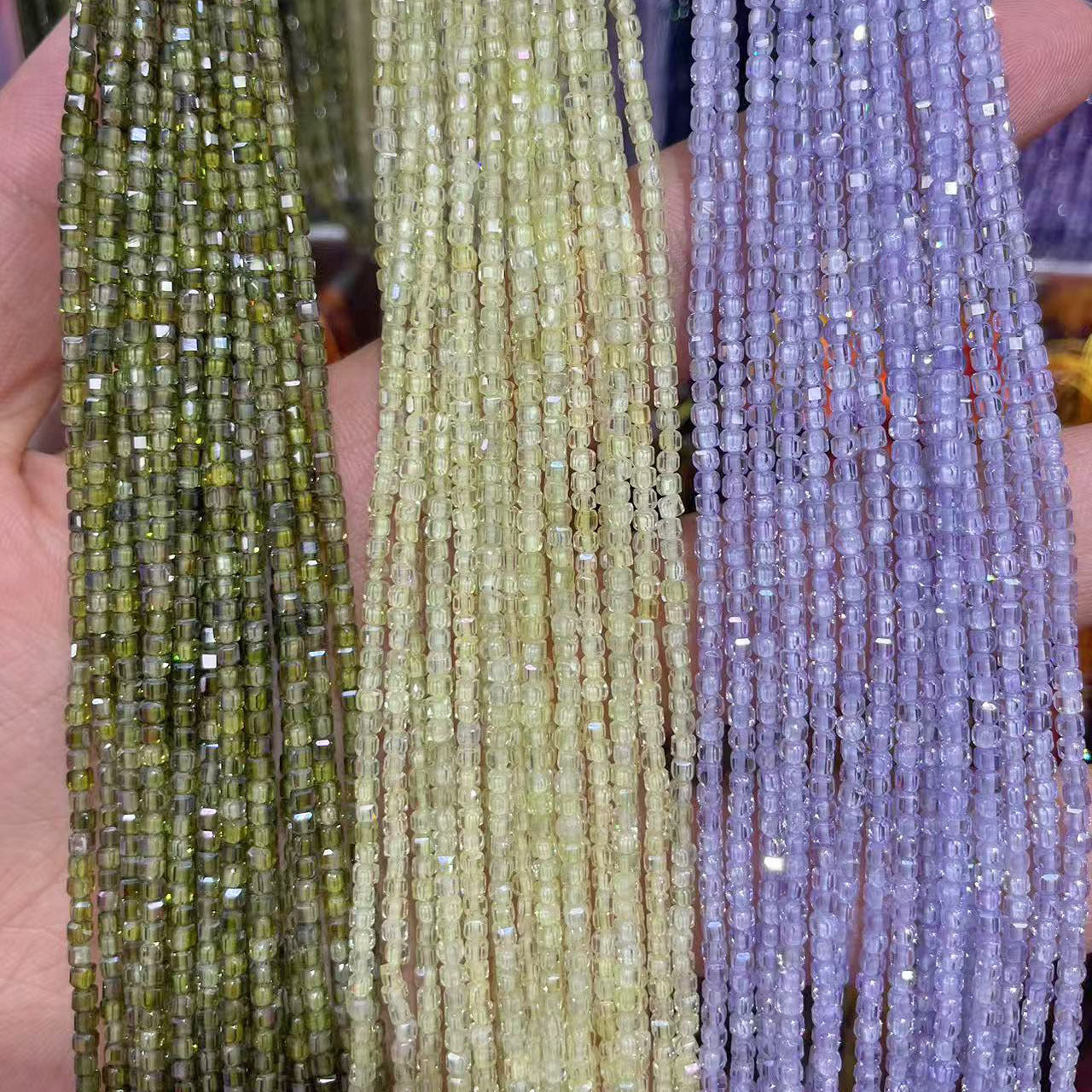 Polished Zircon Beads With Zircon Inlay, Available In Colour For Jewelry Making