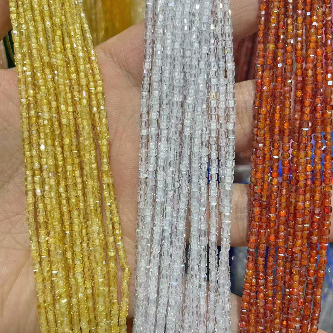Polished Zircon Beads With Zircon Inlay, Available In Colour For Jewelry Making