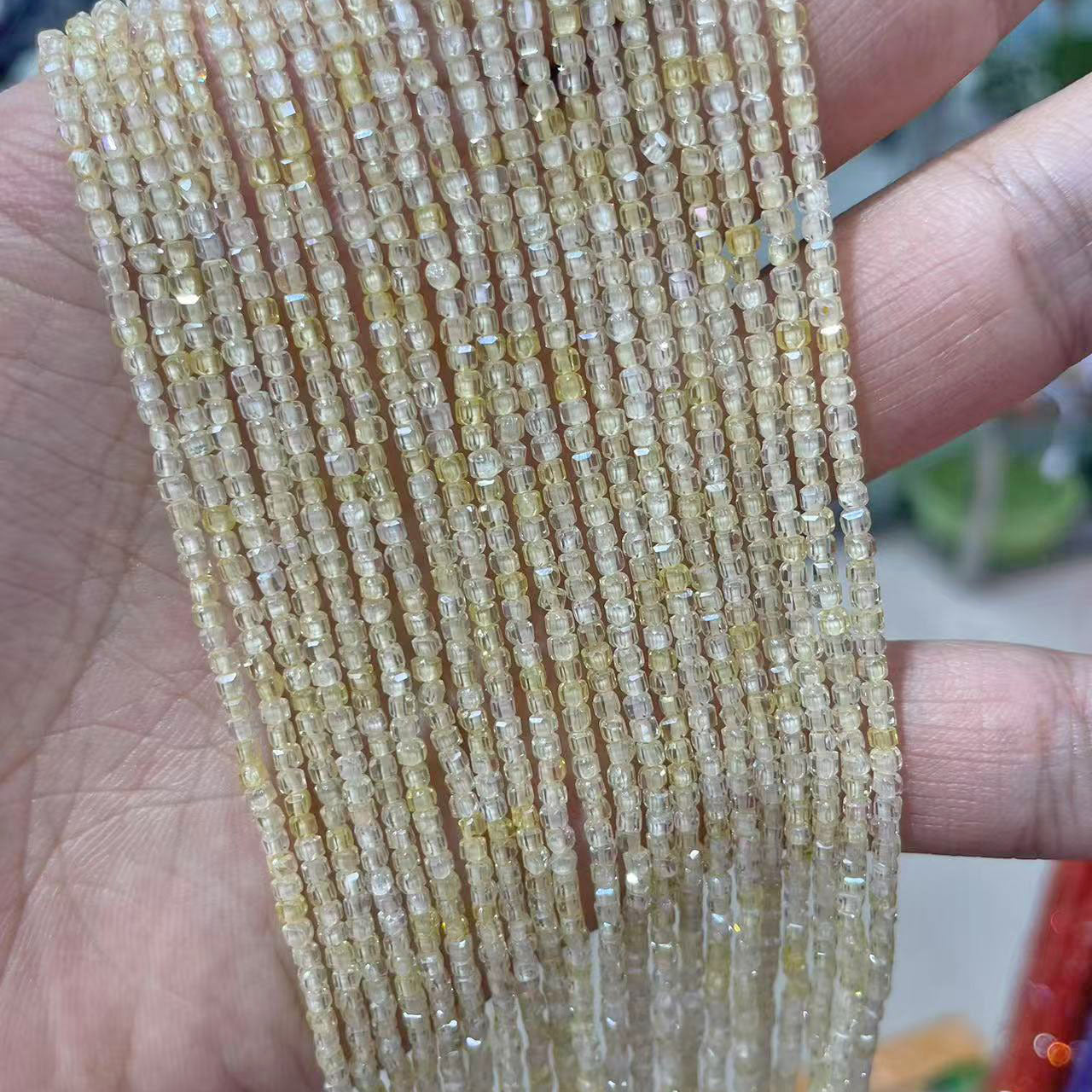 Polished Zircon Beads With Zircon Inlay, Available In Colour For Jewelry Making