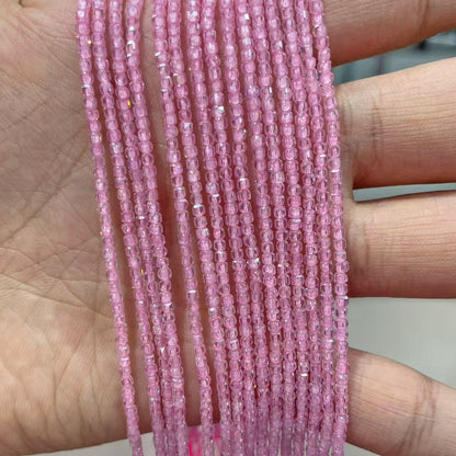 Polished Zircon Beads With Zircon Inlay, Available In Colour For Jewelry Making