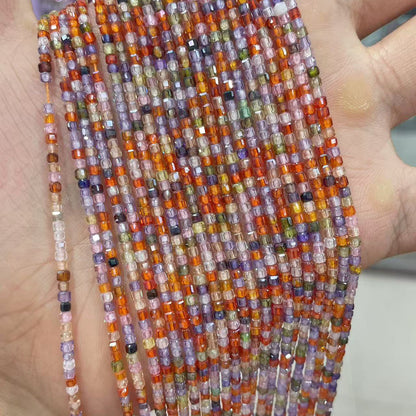 Polished Zircon Beads With Zircon Inlay, Available In Colour For Jewelry Making