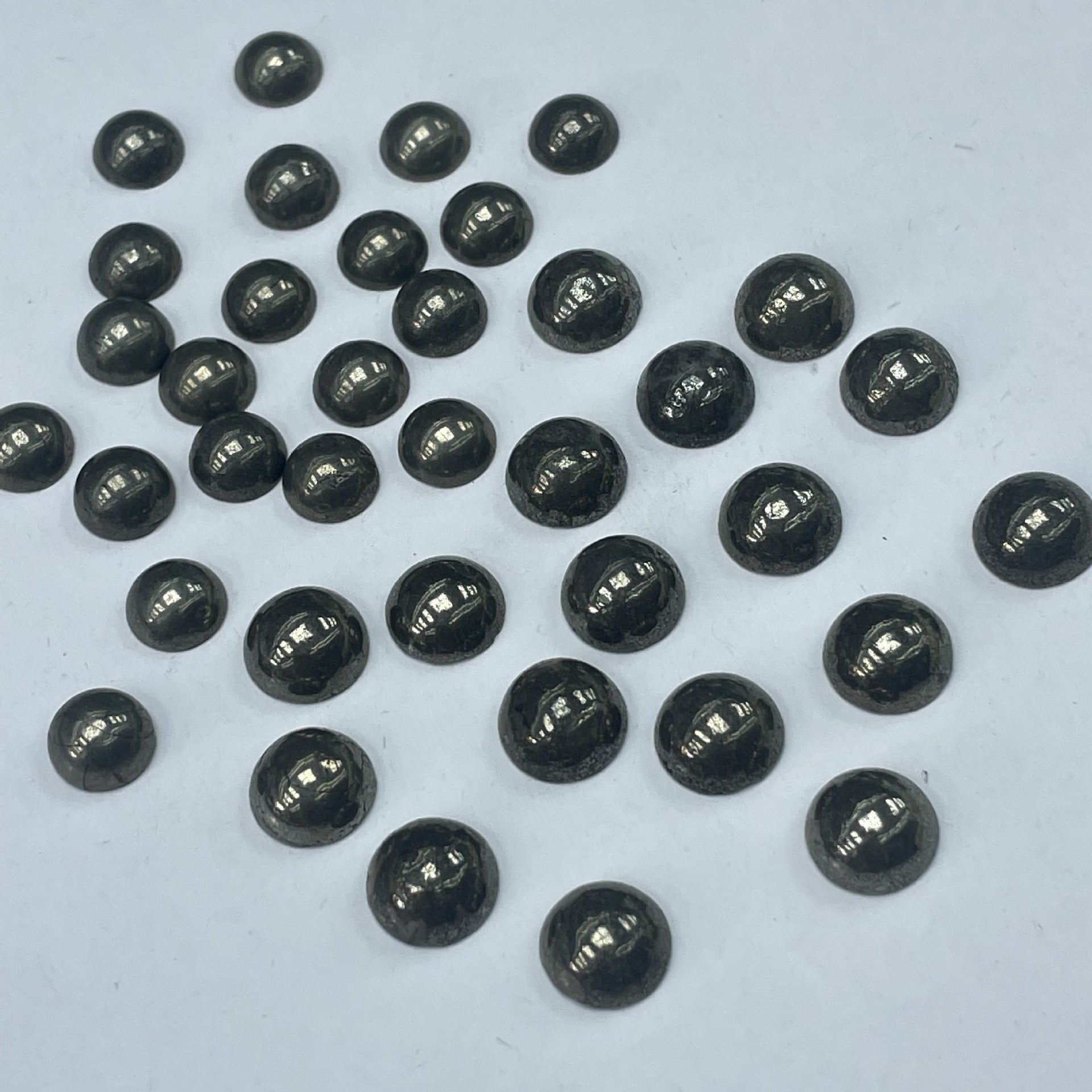 Round Natural Stone Beads With Pyrite Inlay, Diameter 8mm, Polished Finish, 1 PCS Per Package