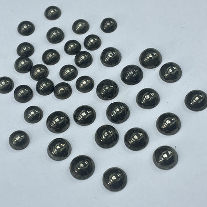 Round Natural Stone Beads With Pyrite Inlay, Diameter 8mm, Polished Finish, 1 PCS Per Package