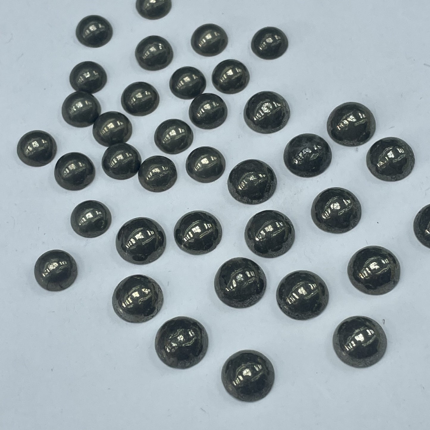 Round Natural Stone Beads With Pyrite Inlay, Diameter 8mm, Polished Finish, 1 PCS Per Package