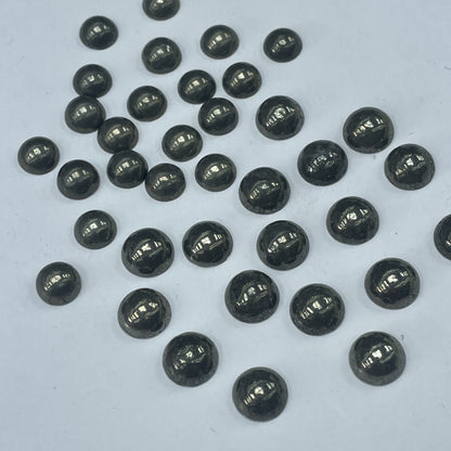 Round Natural Stone Beads With Pyrite Inlay, Diameter 8mm, Polished Finish, 1 PCS Per Package