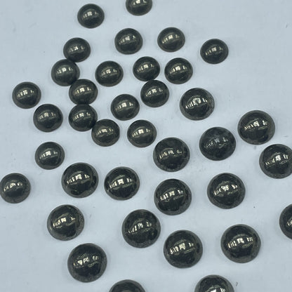 Round Natural Stone Beads With Pyrite Inlay, Diameter 8mm, Polished Finish, 1 PCS Per Package