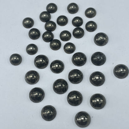 Round Natural Stone Beads With Pyrite Inlay, Diameter 8mm, Polished Finish, 1 PCS Per Package
