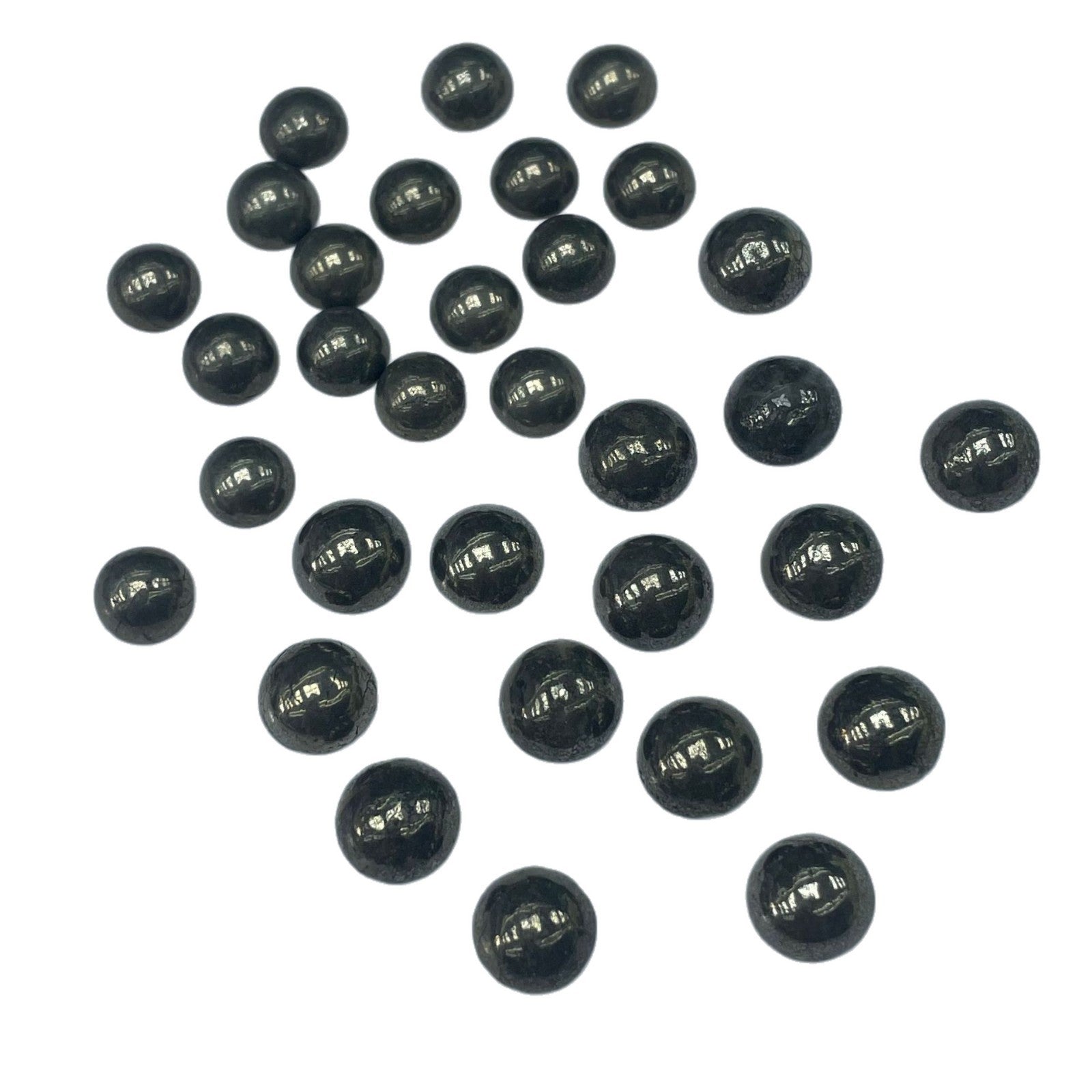 Round Natural Stone Beads With Pyrite Inlay, Diameter 8mm, Polished Finish, 1 PCS Per Package