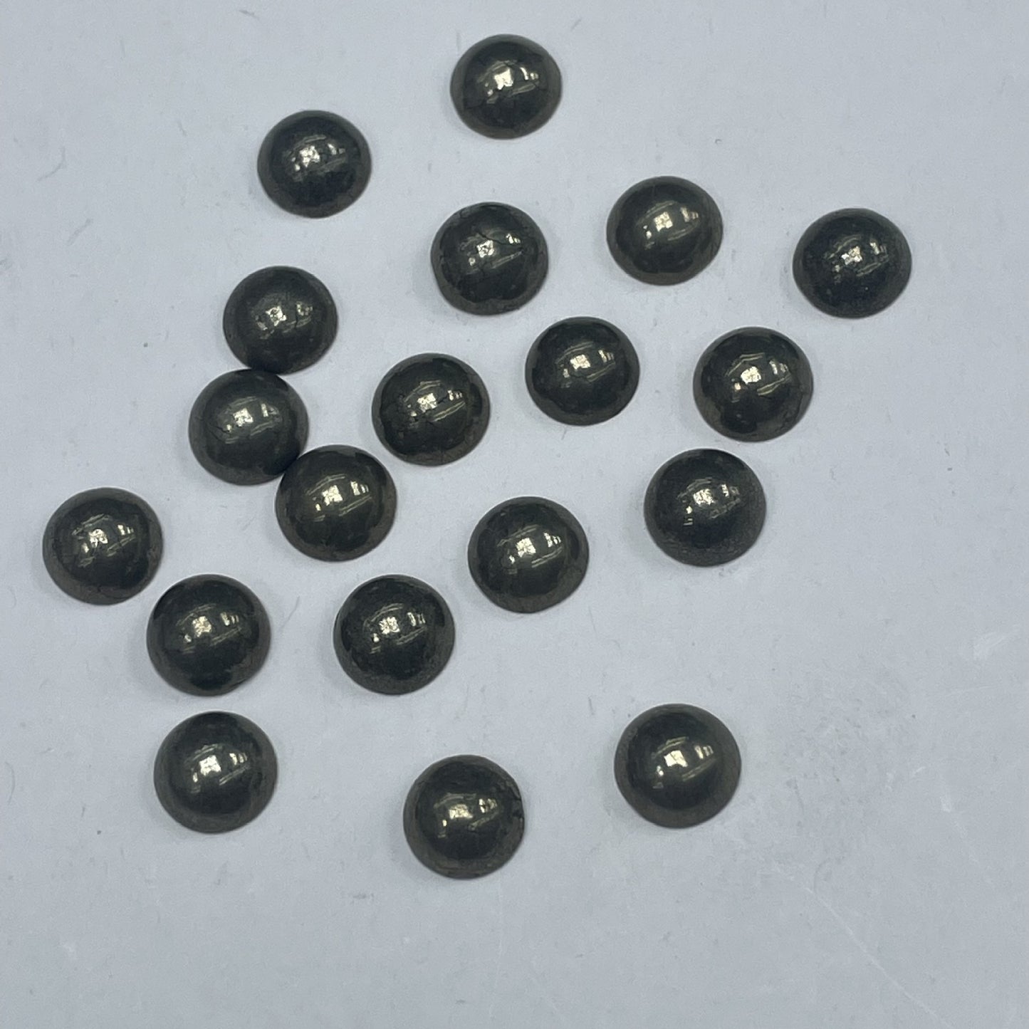 Round Natural Stone Beads With Pyrite Inlay, Diameter 8mm, Polished Finish, 1 PCS Per Package