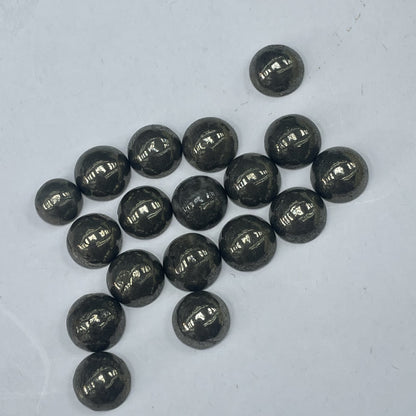 Round Natural Stone Beads With Pyrite Inlay, Diameter 8mm, Polished Finish, 1 PCS Per Package