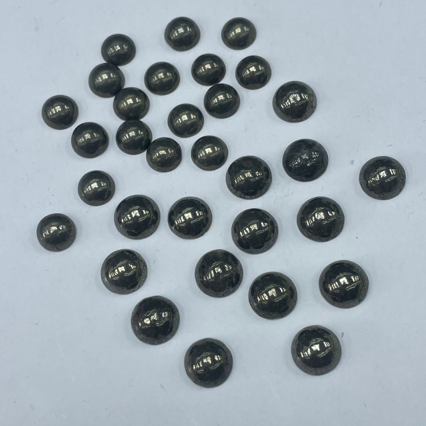 Round Natural Stone Beads With Pyrite Inlay, Diameter 8mm, Polished Finish, 1 PCS Per Package