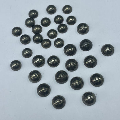 Round Natural Stone Beads With Pyrite Inlay, Diameter 8mm, Polished Finish, 1 PCS Per Package