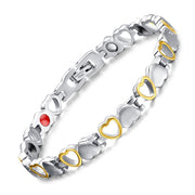 Two-tone Heart-shaped Bracelet