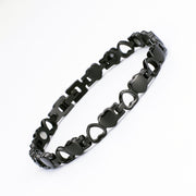 Heart-shaped Bracelet in Black