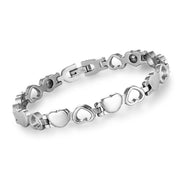 Heart-shaped Bracelet White K