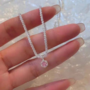 Gypsophila Necklace [Pink Diamond]