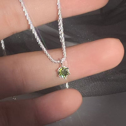 Simple Style Star Necklace For Women With Electroplated Alloy Pendant Featuring Rhinestones