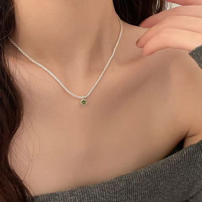 Simple Style Star Necklace For Women With Electroplated Alloy Pendant Featuring Rhinestones