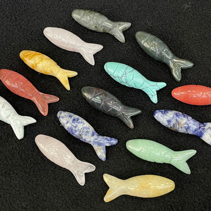 Natural Rose Quartz Fish Pendant Featuring Carving Craftsmanship, 1 Piece In Baroque Style