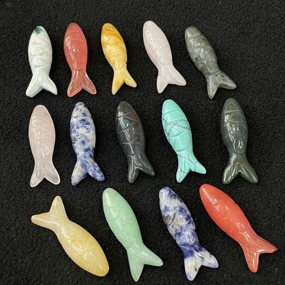 Natural Rose Quartz Fish Pendant Featuring Carving Craftsmanship, 1 Piece In Baroque Style
