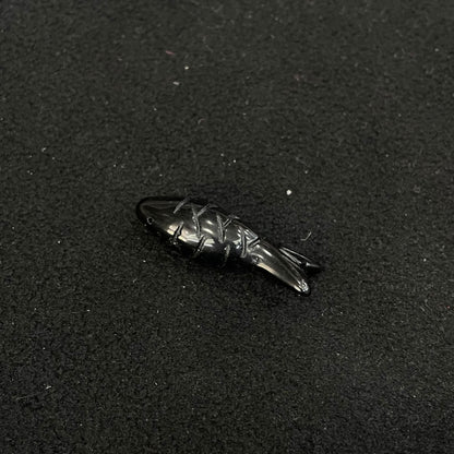 Natural Rose Quartz Fish Pendant Featuring Carving Craftsmanship, 1 Piece In Baroque Style