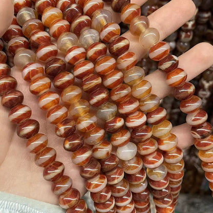 Smooth Agate Beads For Jewelry Making Featuring Polished Finish