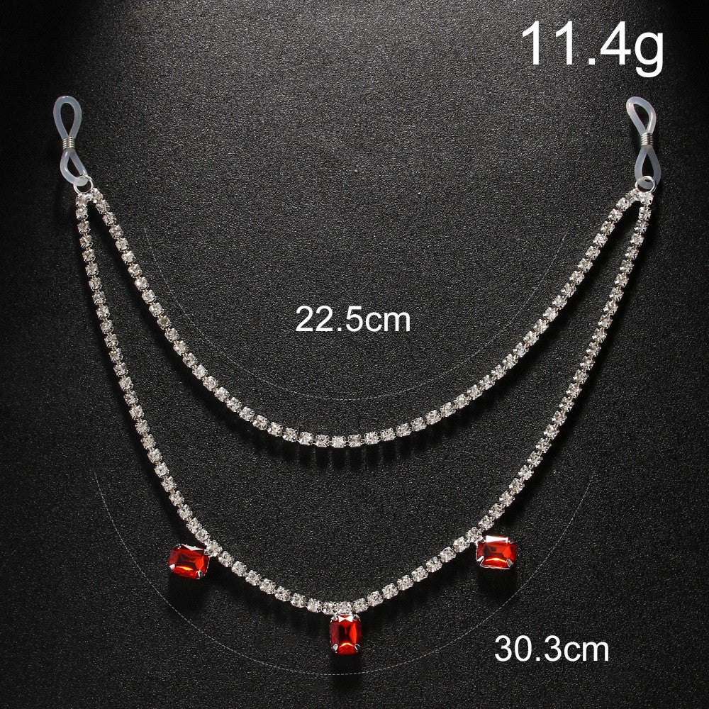 Silver Butterfly Body Chain For Women With Rhinestones, Electroplated Copper Plated Design