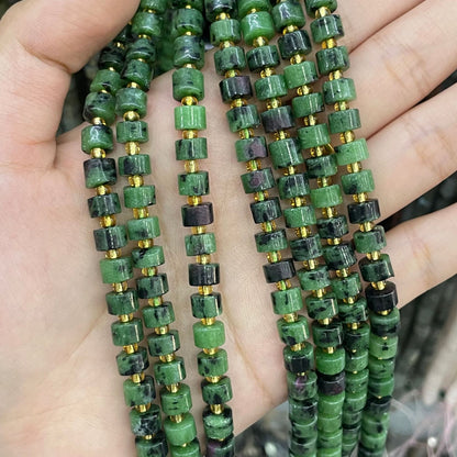Natural Fluorite Stone Beads With Calcite Inlay, 4mm Diameter, Featuring Precise Cutting Craftsmanship