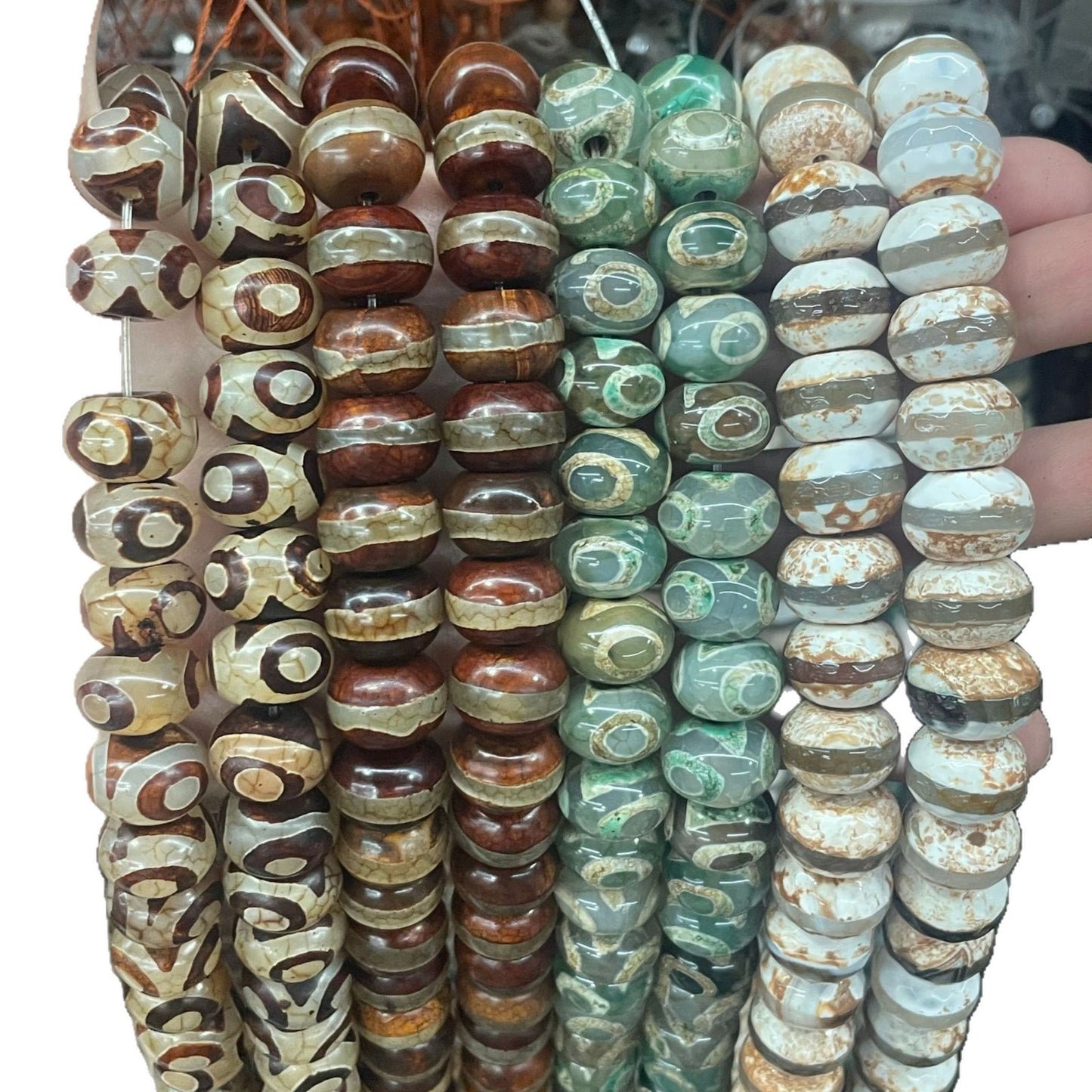 Polished Agate Dragon Beads For Jewelry Making, Diameter 9mm, Natural Material