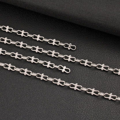 Butterfly Chain Necklace In 304 Stainless Steel With 0.03µm Coating Thickness, Handmade Chain For Adults