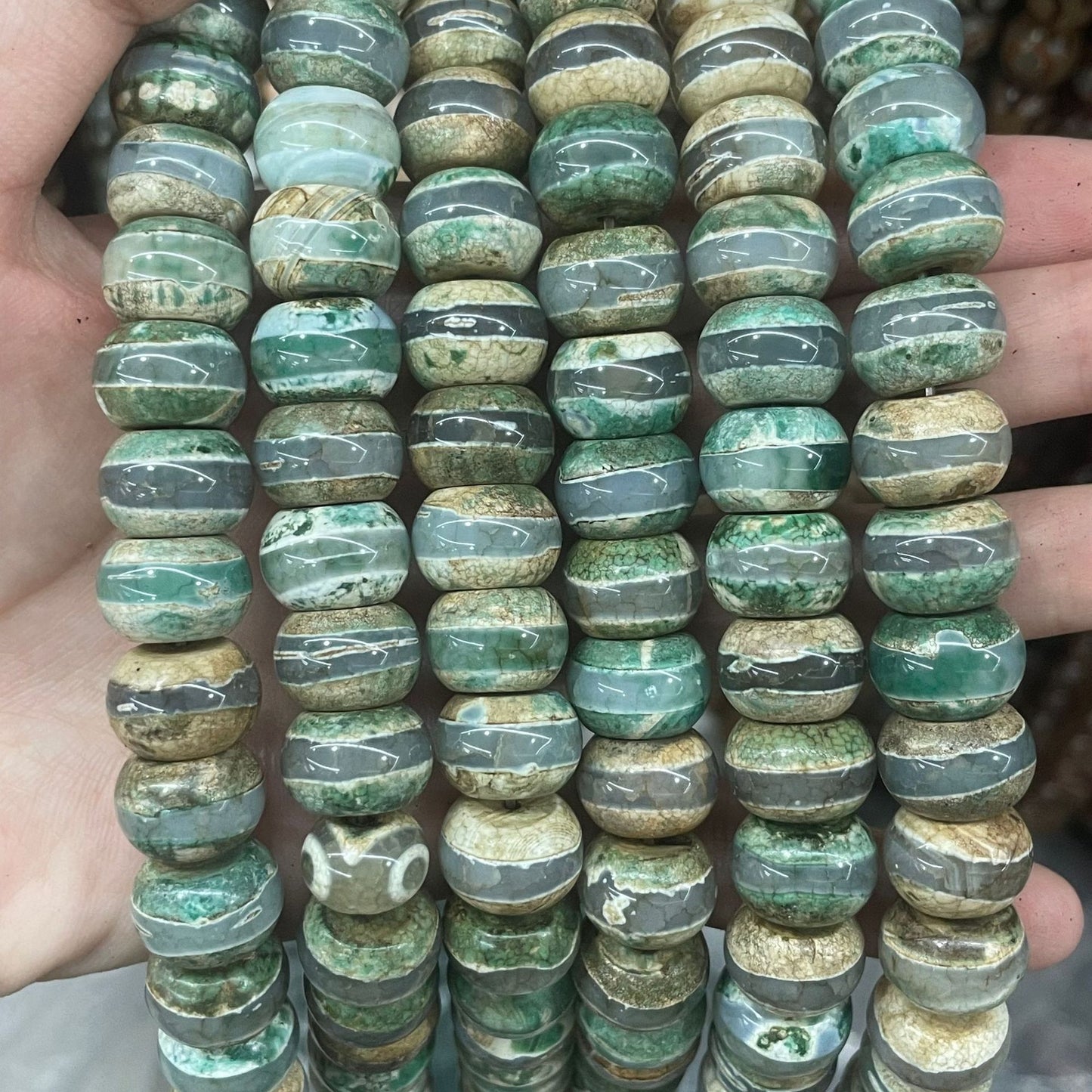 Polished Agate Dragon Beads For Jewelry Making, Diameter 9mm, Natural Material