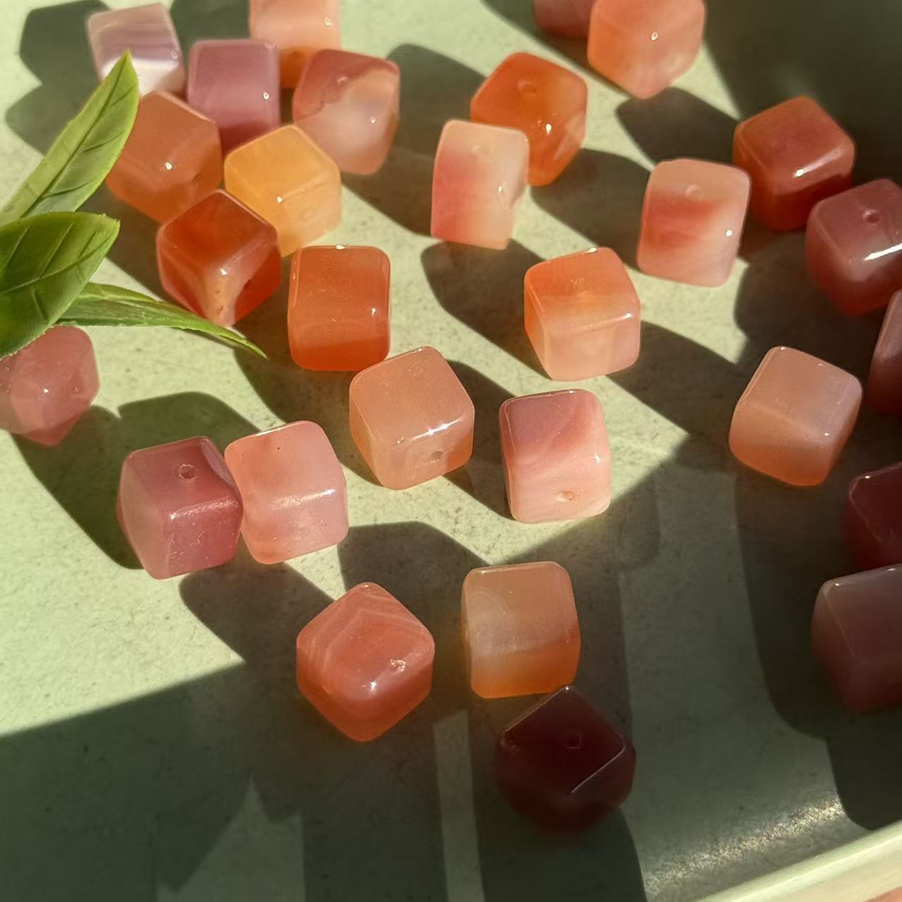 Natural Agate Beads For Jewelry Making, Diameter 9mm, 1 Piece, Featuring Braid Craft