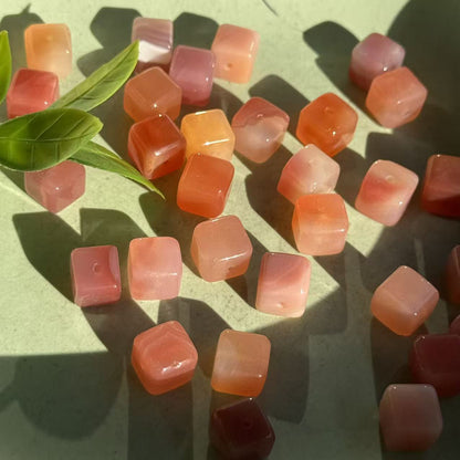 Natural Agate Beads For Jewelry Making, Diameter 9mm, 1 Piece, Featuring Braid Craft