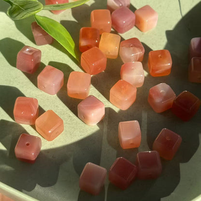 Natural Agate Beads For Jewelry Making, Diameter 9mm, 1 Piece, Featuring Braid Craft