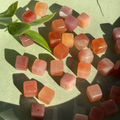 Natural Agate Beads For Jewelry Making, Diameter 9mm, 1 Piece, Featuring Braid Craft