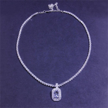Simple Style Insect Tassel Pendant Necklace For Women With Green Rhinestones And Box Chain