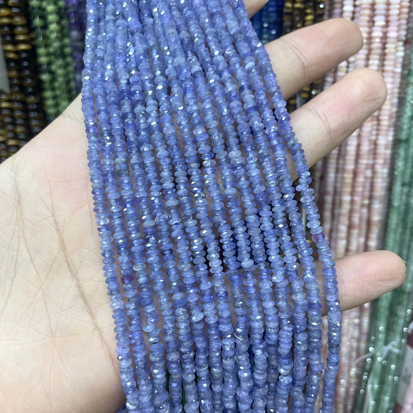 Polished Natural Stone Beads For Jewelry Making Featuring Expert Cutting Craftsmanship, Handmade Style