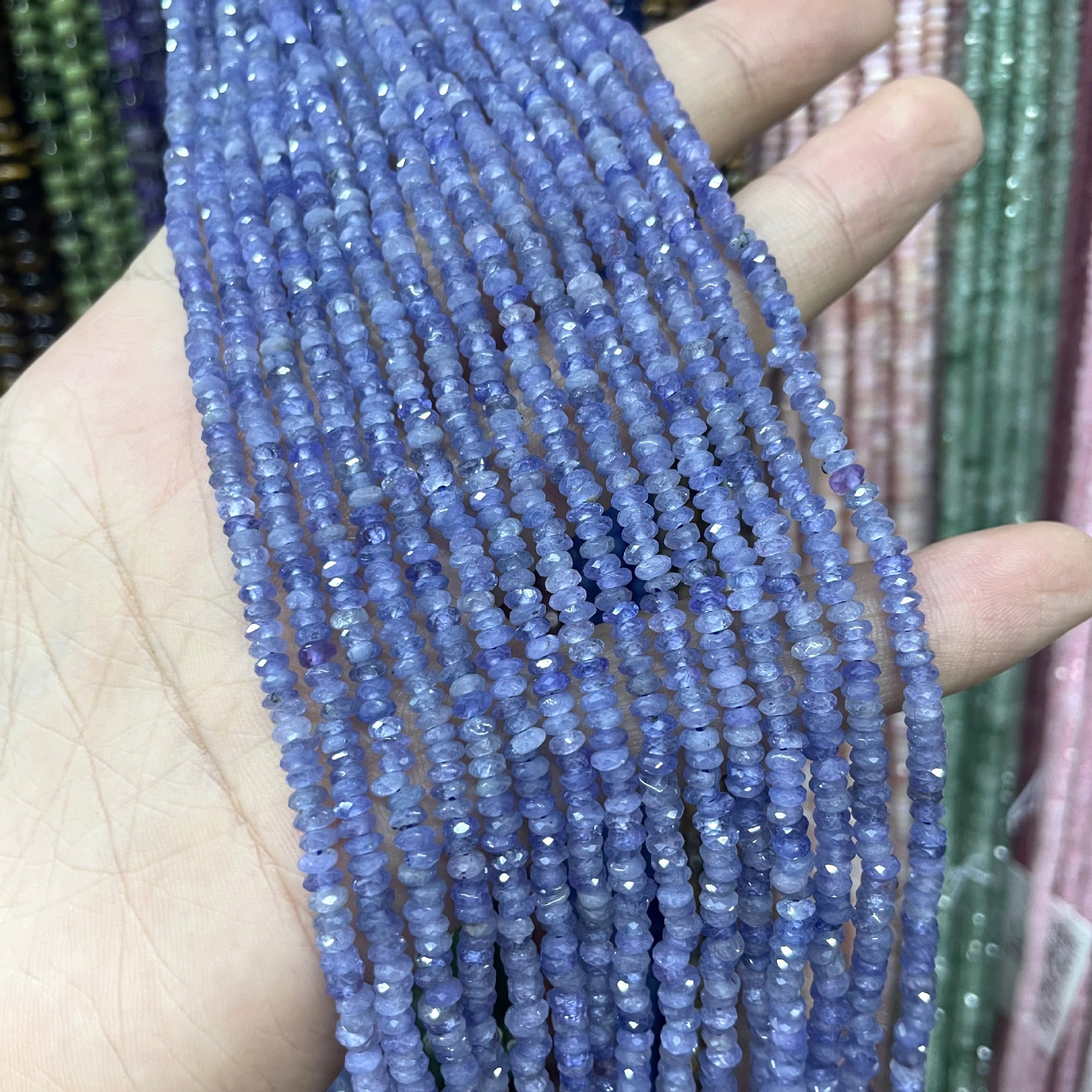 Polished Natural Stone Beads For Jewelry Making Featuring Expert Cutting Craftsmanship, Handmade Style