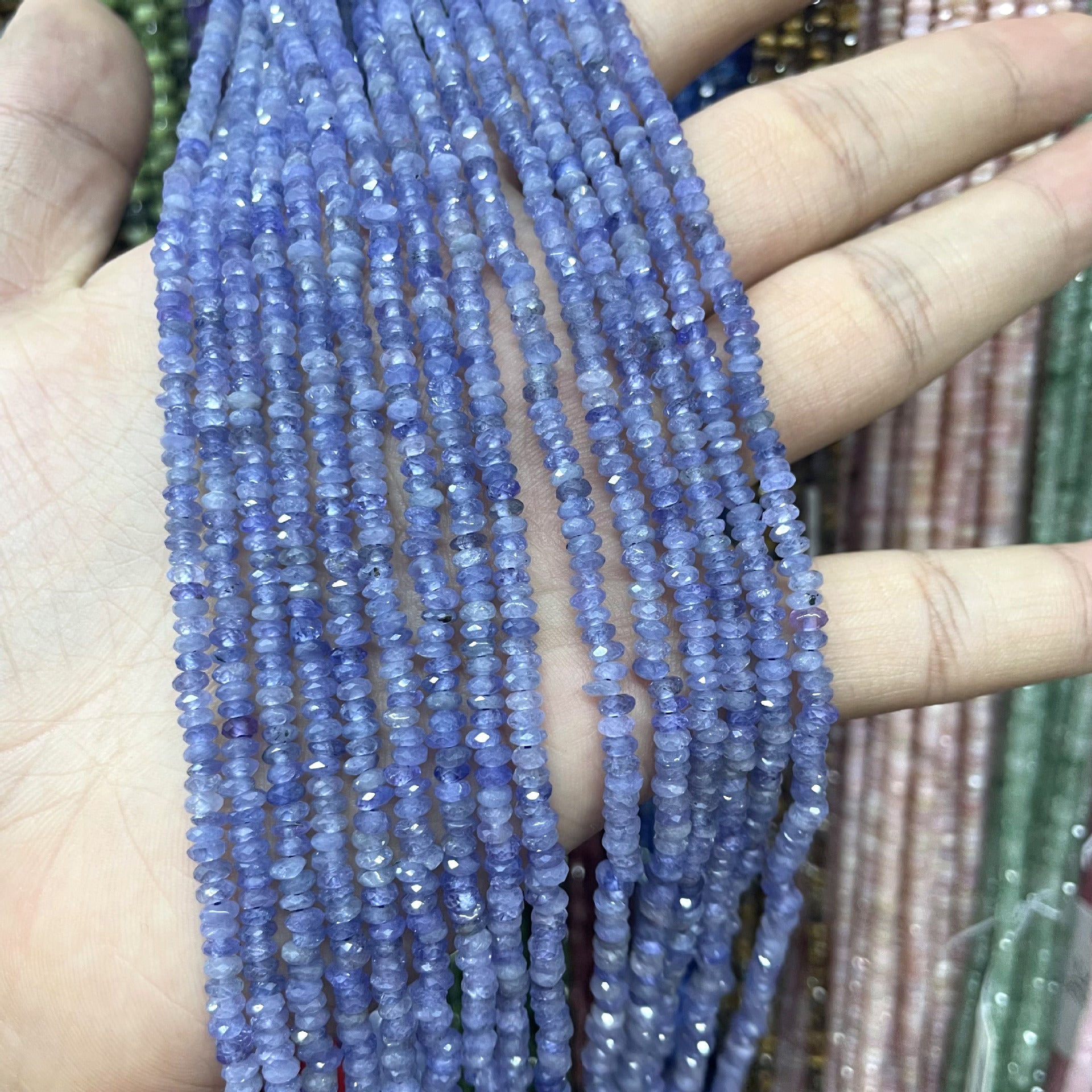 Polished Natural Stone Beads For Jewelry Making Featuring Expert Cutting Craftsmanship, Handmade Style