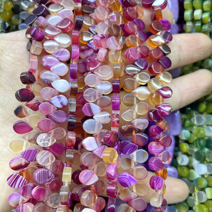 Natural Green Agate Totem Beads With 5mm Diameter, Featuring Precise Cutting Craft For Jewelry Making