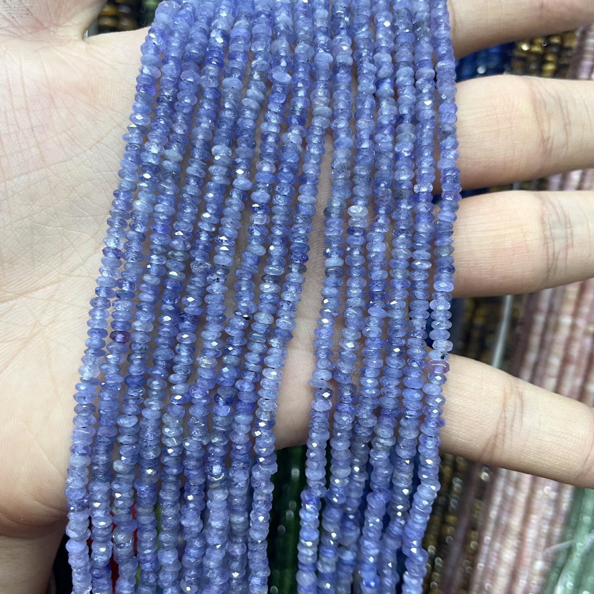 Polished Natural Stone Beads For Jewelry Making Featuring Expert Cutting Craftsmanship, Handmade Style