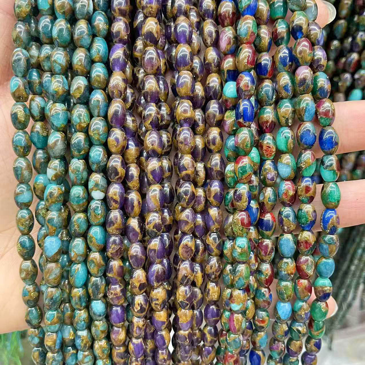 Crystal Beads For Jewelry Making, Diameter 6 Mm, Cloisonne Craft, Baroque Style, Available In Colour