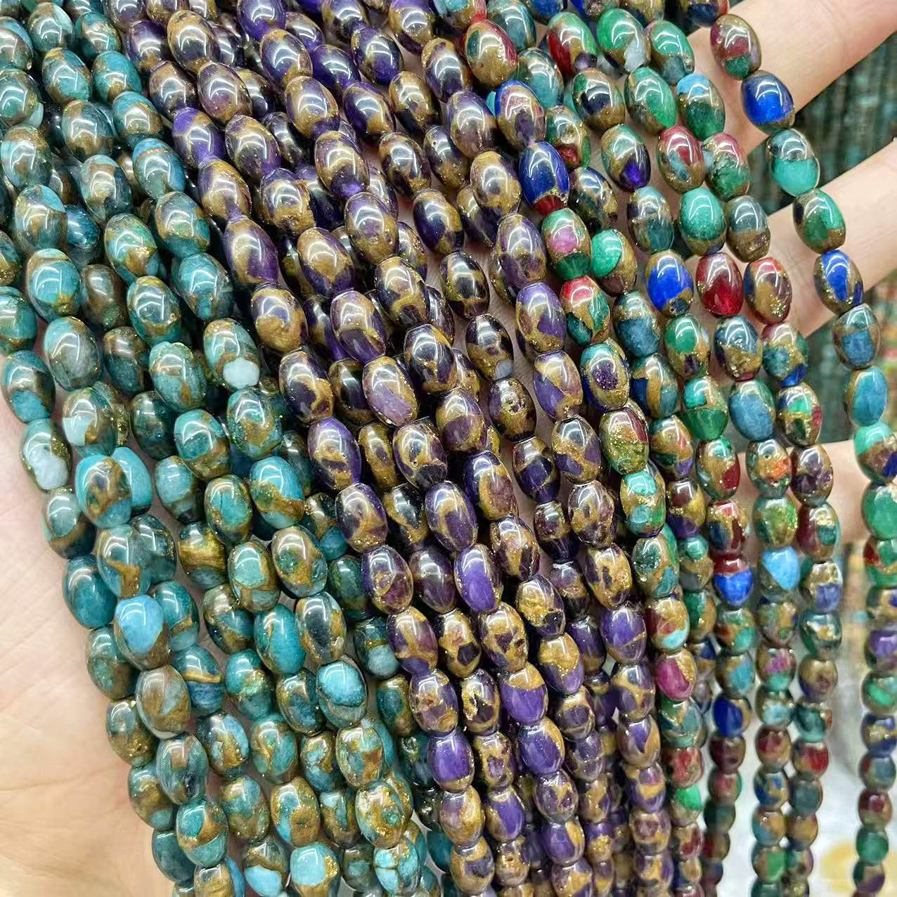 Crystal Beads For Jewelry Making, Diameter 6 Mm, Cloisonne Craft, Baroque Style, Available In Colour